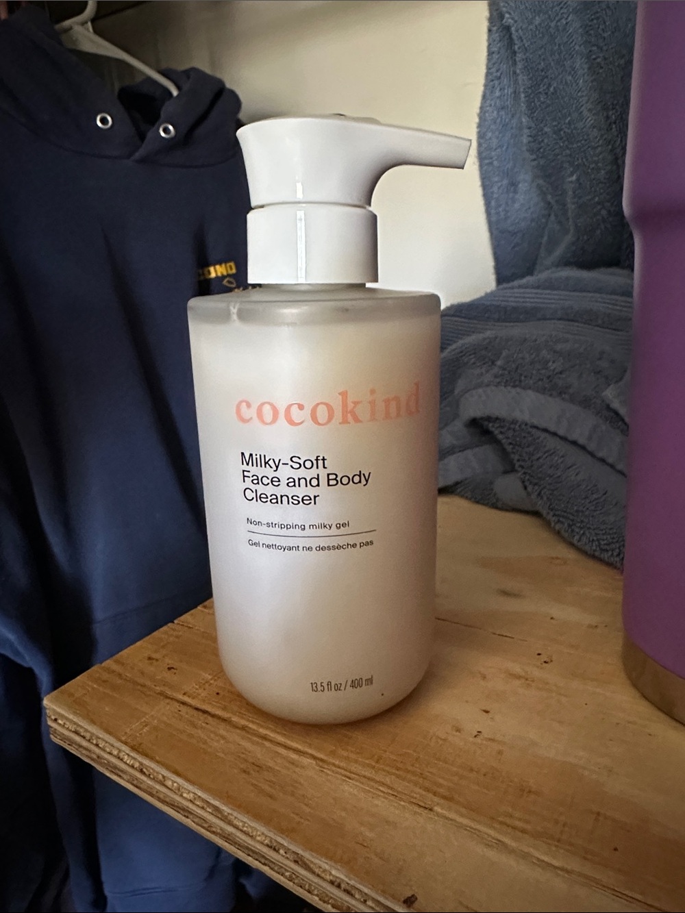 Cocokind Milky-Soft Face & Body Cleanser — White